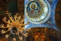 Interior of the Church Savior on Spilled Blood Royalty Free Stock Photo