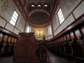 MILAN, ITALY - MAY 3, 2018: Internal Church of Santa Maria delle Grazie details altar and chorus.Italy Royalty Free Stock Photo