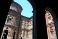 Palazzo Carignano coutyard in the Historical ntre of Turin