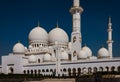 Internal courtyard of the Sheik Zayed Mosque Royalty Free Stock Photo