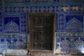 Internal door of the Tash Kauli Palace in Khiva, Uzbekistan Royalty Free Stock Photo