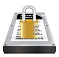 Internal hard disk with a master lock protect data