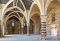 Main hall of Castello Maniace Castle fortress on Ortigia island of Syracuse old town in Sicily in Italy