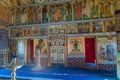 Internal painting of the church Of The Protection Of The Holy Virgin.