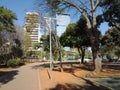 Internal part of the bicycle park in the city of SÃ£o Paulo