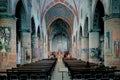 internal part of the church of saint francesco in lodi in italy Royalty Free Stock Photo