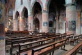 internal part of the church of saint francesco in lodi in italy Royalty Free Stock Photo