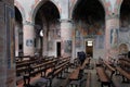 internal part of the church of saint francesco in lodi in italy, pic taken on 24th december 2023