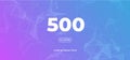 500 Internal Server Error. Vector layout template
