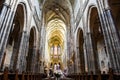 internal of St. Vitus Cathedral, Prague, Czech Republic