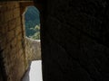 Internal staircase of a monastery