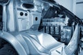The internal structure of automobile engine Royalty Free Stock Photo