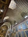 Internal view of a church in the historic center of Bogota