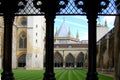 Internal view of cloister of Westminster Abbey