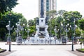 Internal view of the historic Caboclo monument that stands on square 2 de Julho