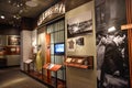 Internal view of the Holocaust Memorial Museum, in Washington DC, USA. Royalty Free Stock Photo