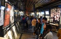 Internal view of the Holocaust Memorial Museum, in Washington DC, USA. Royalty Free Stock Photo