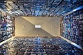 Internal view of the Holocaust Memorial Museum, in Washington DC, USA. Royalty Free Stock Photo