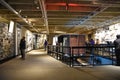 Internal view of the Holocaust Memorial Museum, in Washington DC, USA. Royalty Free Stock Photo