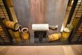 Internal view of the Holocaust Memorial Museum, in Washington DC, USA. Royalty Free Stock Photo