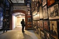 Internal view of the Holocaust Memorial Museum, in Washington DC, USA. Royalty Free Stock Photo