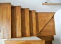 Internal wooden staircase