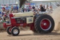 International 1066 tractor and smoke