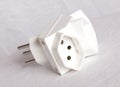 International AC power plug socket, Switzerland Royalty Free Stock Photo