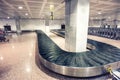 International airport baggage claim area