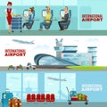 International Airport Horizontal Banners