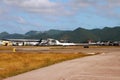 International airport. Philipsburg, Saint-Martin