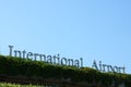 International Airport Sign Royalty Free Stock Photo