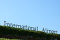 International Airport Sign