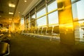 International airport terminal views Royalty Free Stock Photo