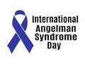 International Angelman Syndrome Day, Idea for a poster, banner, flyer or postcard on a medical theme