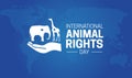 International Animal Rights Day Background Banner