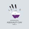 International Asexuality Day vector