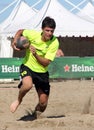 INTERNATIONAL BEACH RUGBY - CZECH REP. Royalty Free Stock Photo