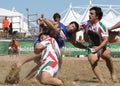 INTERNATIONAL BEACH RUGBY - ITALY Royalty Free Stock Photo
