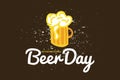 International Beer Day Illustration Background