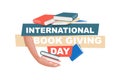 International Book Giving Day background