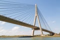 International Bridge, linking Portugal and Spain over the Guadiana River Royalty Free Stock Photo