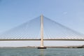 International Bridge, linking Portugal and Spain over the Guadiana River Royalty Free Stock Photo