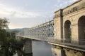 International Bridge in Tuy and Valencia; Spain Royalty Free Stock Photo