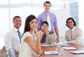 International business associates in a meeting Royalty Free Stock Photo