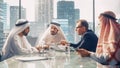 International Business Consultant Advises on Financial Strategy Plan to Successful Arab Company Ow