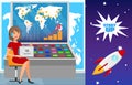 International Business Expansion Flat Illustration