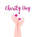 International Charity Day Hands