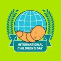 International childrens day Royalty Free Stock Photo
