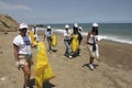 International Coastal cleanup day activity in La Guaira beach, Vargas State Venezuela